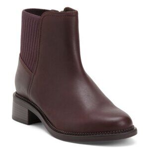 CLARKS Leather Maye Palm Comfort Boots